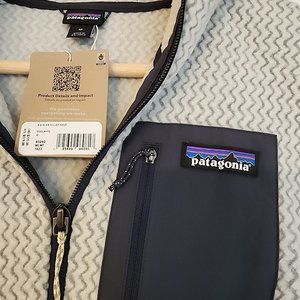 Patagonia Women's R1 Air Full-Zip Hoody Wool White Medium NWT